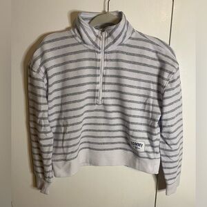 Tommy Hilfiger Sport Women’s Quarter Zip Cropped Top, Small